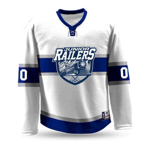 Junior Railers AAA/Travel White Jersey Thumbnail
