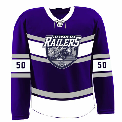 Junior Railers AAA/Travel Navy Jersey Thumbnail