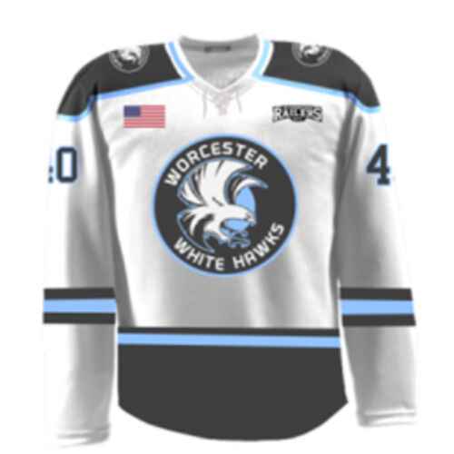 White Hawks White Game Jersey Thumbnail